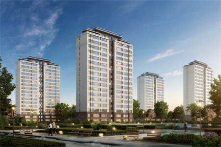 龙都金地翰林3室2厅1卫86万118m2简单装修出售